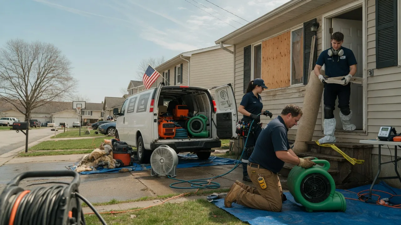 Water Damage Restoration in Russellville, OH near me